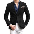 Business Anzug Mantel Formelle Jacke Herren Blazer Einfarbig Muster Brandneu Top
