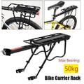 Alu Fahrrad Gepäckträger für Sattelstütze H022B MTB Verstellbar Hinten 50kg