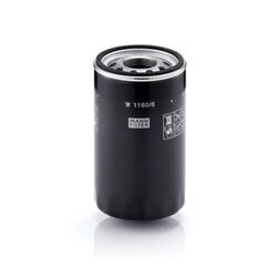 1x Filter, Arbeitshydraulik MANN-FILTER W 1160/6 passend für FIAT CASE IH
