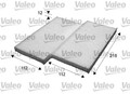 Innenraumfilter VALEO ESSENTIAL 715639 Partikelfilter für SORENTO KIA HYUNDAI JM