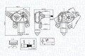 MAGNETI MARELLI Wischermotor Hinten für FIAT