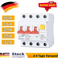 TYP A FI/LS-Schalter FI-Schalter Kombination Sicherungsautomat RCBO 3P +N 30mA