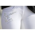 HKM Reithose Rimini Crystal weiß Turnierreithose Silikon-Vollbesatz