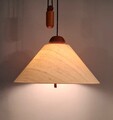 Alte DOMUS Pendellampe Leuchte Danish Design Teak Vintage 70er