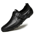 Flache Freizeitschuhe Herren Halbschuhe Aus Echtem Leder Handgefertigt Moccasins