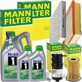 MANN INSPEKTIONSPAKET+MOBIL 5W30 MOTORÖL passend für 2.0 TDI VW AMAROK 122-180PS