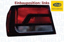 MAGNETI MARELLI 714081190701 Heckleuchte links Rücklicht Hecklicht für Audi 