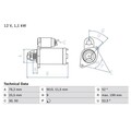 Bosch Starter für BMW 1er 3er 5er 6er 7er X1 X3 X5 X6 Z4