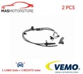 ABS SENSOR DREHZAHLFÜHLER PAAR VORNE VEMO V70-72-0180 2PCS H NEU OE QUALITÄT