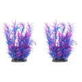  Set of 2 Fischtankdekoration Aquarium Zubehör Aquariumdekorationen Pflanzen