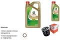 MAHLE Ölfilter 6 L Öl Castrol EDGE FST 5W-30 LL für Audi A6 Avant 2.5 TDI