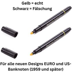 Geldscheinprüfer Geldprüfstift Geldscheinprüfstift Falschgeld Geld Prüfstift 2er