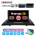 9" Autoradio Carplay 2+64G Android 13 Auto GPS Navi RDS Für BMW X3 E83 2004-2012