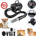 Profi Hundefön Tierfön Pet Dryer Flüsterfön Hundetrockner 3500W Schwarz +4Düsen