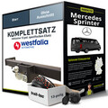 Anhängerkupplung WESTFALIA starr für MERCEDES Sprinter +E-Satz ABE