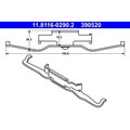 ATE 11.8116-0290.2 Feder Bremssattel für BMW 5 7 X3 X5 E39 E53 E38 E83