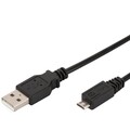 USB 2.0 Anschlusskabel, USB-A - Micro USB-B, 3, 0 m DIGITUS AK-300110-030-S (401