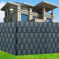 Zaunfolie Sichtschutz Zaunblende 10X Hart PVC Sichtschutzstreifen Windschutz