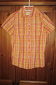 Damen Bluse Hemd Kurzarm John Baner orange kariert Gr. 38 Neuwertig Top Zustand!
