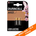 2 x Duracell MN21 V23GA LR23A A23 8LR932 12V Batterie Rundzelle Alkaline