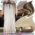 40Tressen Dick Russisch Tape In On Extensions Remy Echthaar Haar Weft 100g 150G