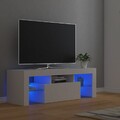 TV Schrank mit LED Lowboard Fernsehschrank Fernsehtisch Holzwerkstoff vidaXL