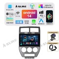 4G+64G DAB+ Android 14 Autoradio CarPlay GPS BT WIFI Für Jeep Compass 2007-2009