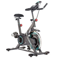 Heimtrainer Fahrrad Indoor Cycling Bike mit LCD-Monitor Fitnessbike bis 150 kg