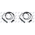 2X NTY ABS-SENSOR RADDREHZAHL HINTEN BEIDSEITIG passend für BMW 1 3