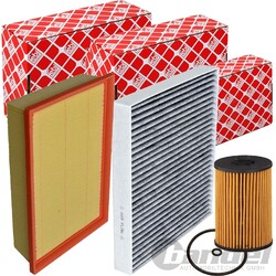 BOSCH FILTERSET passend für AUDI A3 8V AUDI Q2 VW GOLF 7 8 TOURAN 5T PASSAT B8