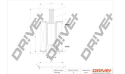 Dr!ve+ Ölfilter Oelfilter Oil Filter DP1110.11.0063