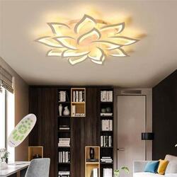 LED Deckenleuchte Dimmbar Wohnzimmerlampe mit Fernbedienung Farbwechsel