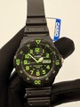 CASIO MRW-200H-3BVDF  Herrenuhr  Quarz 44mm Schwarz  Silikon 100m  Wasserdicht