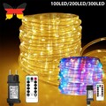 LED Lichterschlauch Lichtschlauch Garten Deko Außen Innen IP65 Lichterkette Neu