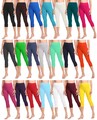 Ladeheid Damen Leggings Hose Elastischer Bund Capri Kurz Baumwolle XS-4XL
