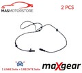 ABS SENSOR DREHZAHLFÜHLER PAAR HINTEN MAXGEAR 20-0377 2PCS A NEU OE QUALITÄT