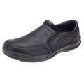 Herren Slipper Halbschuhe Schlupfschuhe Schuhe 40-46 Schwarz 61996