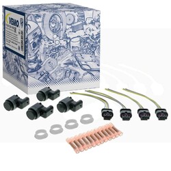 VEMO PDC-SENSOR SATZ EINPARKHILFE VORNE HINTEN passend für BMW 5 6 7 X3 X5 X6 | 