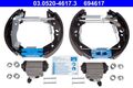 2x ATE 03.0520-4617.3 Bremsbackensatz für HYUNDAI