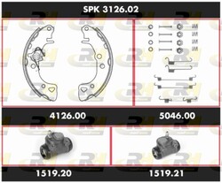 Bremsensatz Trommelbremse Super Precision Kit ROADHOUSE SPK 3126.02 für S1 SAXO