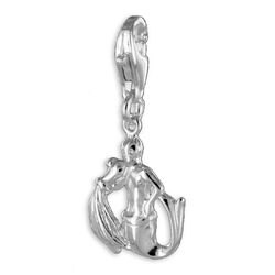 Charm Sternzeichen Anhänger 925 Silber für Bettelarmband - auf Wunsch mit Kette