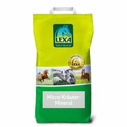 Lexa Micro Kräuter Mineral 9kg Mineralfutter Pferd Selen Zink Spurenelemente (4,