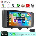 Für Smart Fortwo 451 2011-2015 DAB+ 1+32G Android 14 Autoradio GPS Apple Carplay