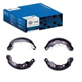 HELLA BREMSBACKEN-SATZ 203,2mm HINTERACHSE passend für CITROËN C2 C3 LANCIA