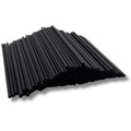 250-5.000 Mehrweg Trinkhalme Strohhalme JUMBO schwarz 240x8mm Wiederverwendbar