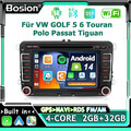 AUTORADIO ANDROID 14 GPS NAVI CAR PLAY FÜR VW GOLF 5 6 TOURAN POLO PASSAT TIGUAN