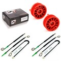 2x FENSTERHEBER REPARATURSATZ SET VORNE L + R 4/5-TÜRIG FÜR RENAULT CLIO 3 III