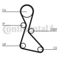 CONTINENTAL CTAM Zahnriemen für RENAULT VOLVO