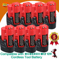 AKKU Für Milwaukee M12B2 M12 12v 3,5Ah 5Ah Lithium 48-11-2430 M12-18C Ladegerät