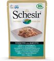 Schesir Katzenfutter nass Thunfisch Sardelle Gelee 20x85g NEU OVP